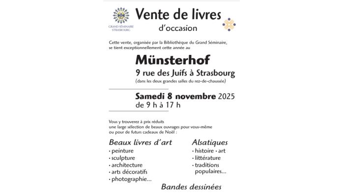 Ventes de livres au Grand Séminaire Ventes de livres au Grand Séminaire